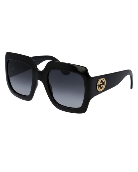 gucci 59mm oversized square sunglasses|Gucci oversized square acetate sunglasses.